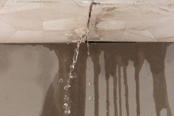 Professional Sewage Cleanup technician working in East China, MI